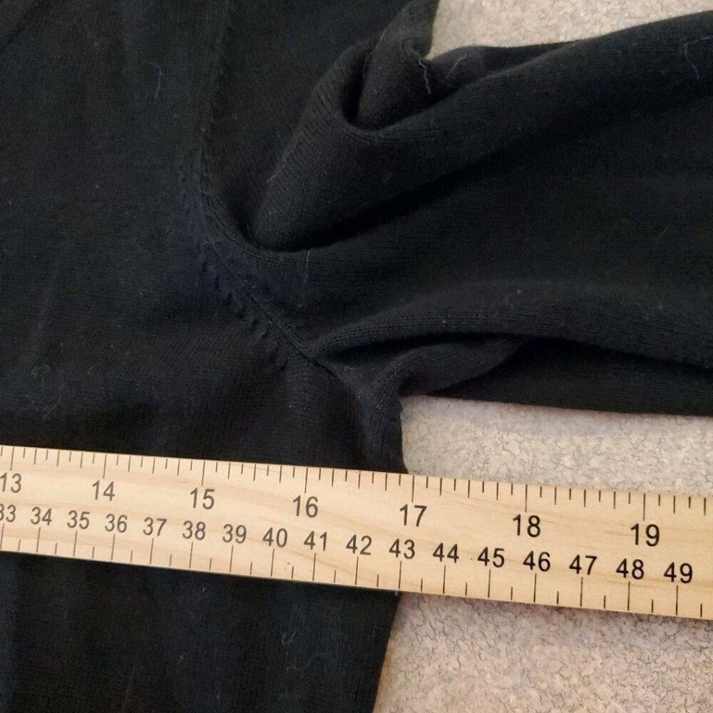 Lilly Pulitzer Preppy Lightweight Cardigan Youth Large Blk Button Front Minimal - Picture 4 of 10